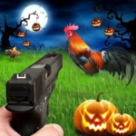 الهيجان الدجاج مطلق النار 3D: ألعاب الرماية بمسدس