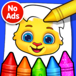 Coloring Games: Coloring Book, Painting, Glow Draw