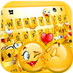 ثيم لوحة المفاتيح Love Emoji Party