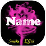 صانع تأثير الدخان على الاسم – رسم الاسم