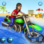 Bike Water Surfing – Xtreme Racing Games 2020