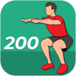 200 Squats Workout Challenge