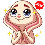 ملصقات الأرنب مضحك جديدة WAStickerApps