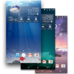 Clock And Weather Wallpaper