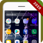 Broken screen, electric screen for prank