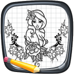 Learn How to Draw Tattoo Flowers