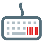 Barcode & QR code Keyboard