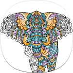 تلوين حيوانات للكبار