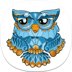 بومة كتاب تلوين للكبار – صور للتلوين