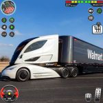 اليورو شاحنة البضائع محمل 3D‏