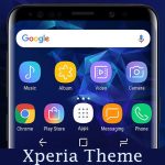Galaxy S9 blue | Xperia™ Theme‏