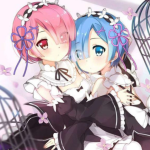 Re Zero Wallpaper – Rem Ram Em‏