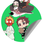 WA Stickers Demon Slayer‏