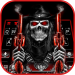 ثيم لوحة المفاتيح Skull Fire Gun