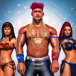 لعبة المصارعة الحقيقية- 3d