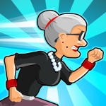 لعبة Angry Gran Run مهكرة 2023