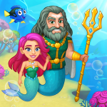 Aquarium Farm: fish town, Mermaid love story shark