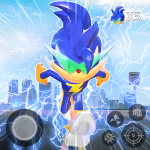 Blue Monster Rope Game‏