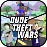 لعبة Dude Theft Wars مهكرة 2024