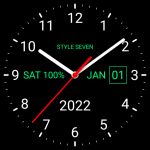 ساعة تناظرية Analog Clock 7