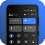 Power Shade: لوحة إشعارات و اعدادات سريعة