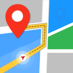 برنامج خرائط جي بي اس مباشر GPS